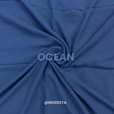 Plain Georgette - Ocean #87